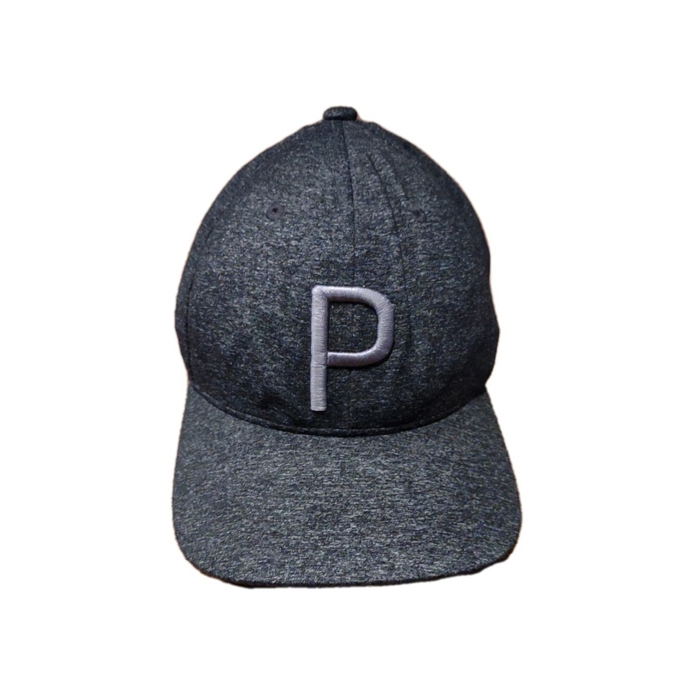 Puma Golf P 110 Snapback Hat Tour Exclusive Flexfit Gray Adjustable Cap Mens